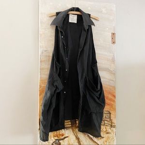 State the Label smock oversized w/ pockets black